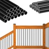 25 Pack 32-1/4 Inch Round Staircase Balusters, Diameter 3/4" Metal
