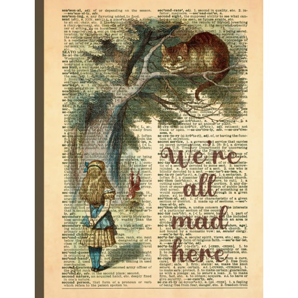 Alice in Wonderland - We're All Mad Here: Dot Grid