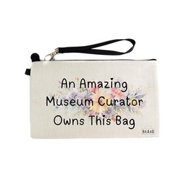 Gifts or Presents for Museum Curators, an Amazing Museum Curator Owns This Bag, Cosmetic Bags, Pencil Case - cb601