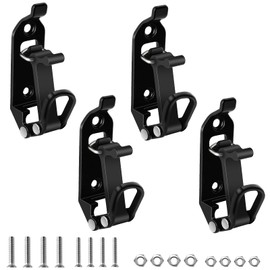 KINGHON Pack of 4 Shovel Holder for Roof Racks, Roof Rack Accessories, Shovel Holder with Mounting Screw and Nuts, Rubber Locking Bearing, Wall Mounting Brackets for Trucks, Off-Road