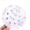 Maveek 50 Pieces 8 Holes Sanding Discs 120 Grit 5