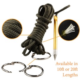 Fish Stringers – 10- & 20-Foot Lengths – 30+ Colors to Choose from! (Aquatica 20 Feet)