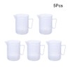 Othmro 250ml Plastic Measuring Cup, Graduated Beaker Measuring Jug with