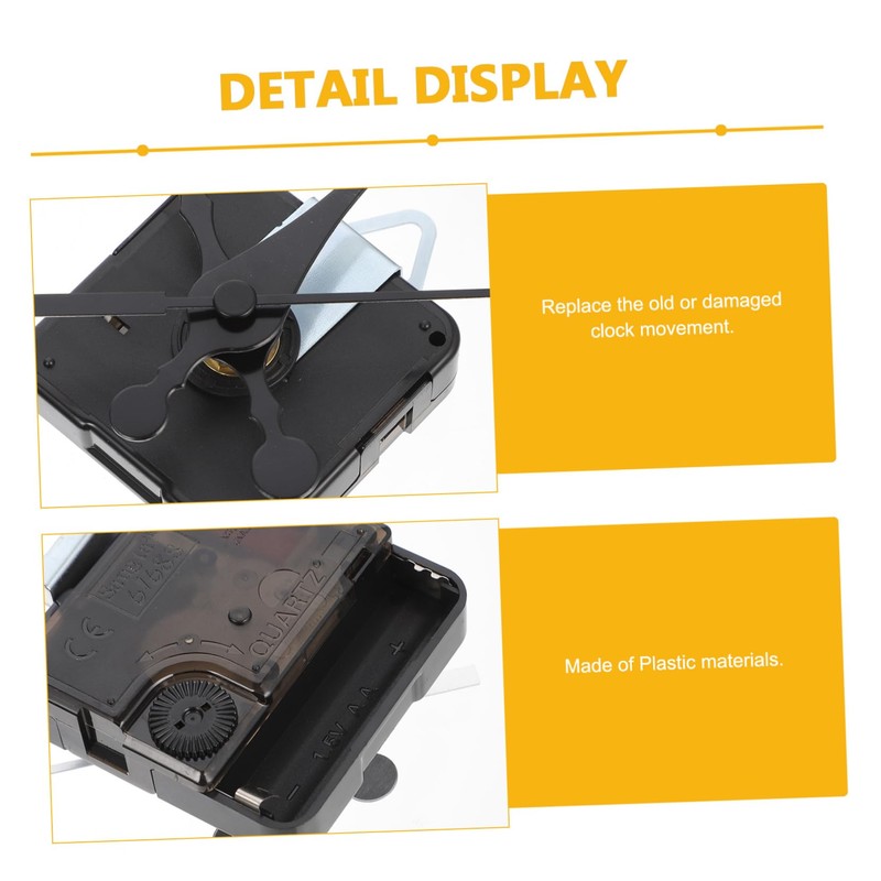 Gadpiparty 1 Set DIY Clock Movement Set Long Shaft Quartz
