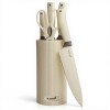 Kuisine 6-Piece Multifunction Kitchen Knife Set PP Handle Stainless Steel