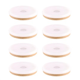 Wagner QuickClick® Felt Glides Furniture Glides Chair Glides Replacement – Set of 8 Replacement Glides Interchangeable – Special Fibre SYNO – Diameter 50 mm – for Base Diameter 50 mm – Made in Germany