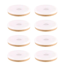 Wagner QuickClick® Felt Glides Furniture Glides Chair Glides Replacement – Set of 8 Replacement Glides Interchangeable – Special Fibre SYNO – Diameter 50 mm – for Base Diameter 50 mm – Made in Germany