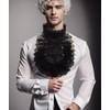 FAD-4U Victorian Jabot Collar Lace Ruffle Pirate Vampire Cosplay Colonial