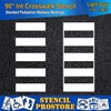 Pavement Stencils - 90 inch - International Crosswalk - for