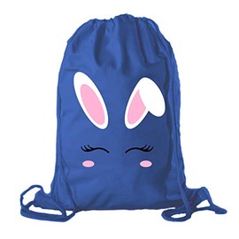 Cotton Backpacks, Bulk Drawstring Bags, Reusable Gift Bags, Easter Bunny Goody Bags