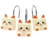 Cat Shower Curtain Hooks, Funny Animal Shower Curtain Hooks Rings