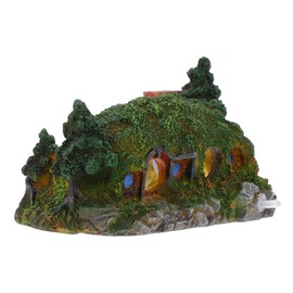 Aquascaping Resin Fish Tank Ornament Rockery Landscaping European Castle Decor for Aquarium Fish Hideout Cave Decoration Hobbit Home Decor Fish Tank Accessories