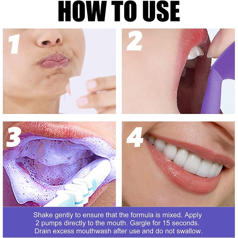 Purple Toothpaste, V34 Purple Toothpaste Whitening, Purple Teeth Whitening Toothpaste,