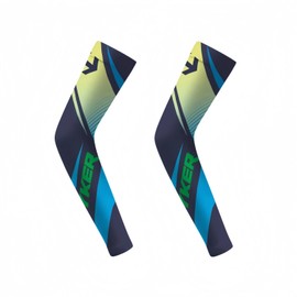 Ligart Cooling Arm Sleeves Sun UV Protection Sports Compression Sleeves Covering Arm for Men Women Golf, Cycling, Fishing, Blue, One Size