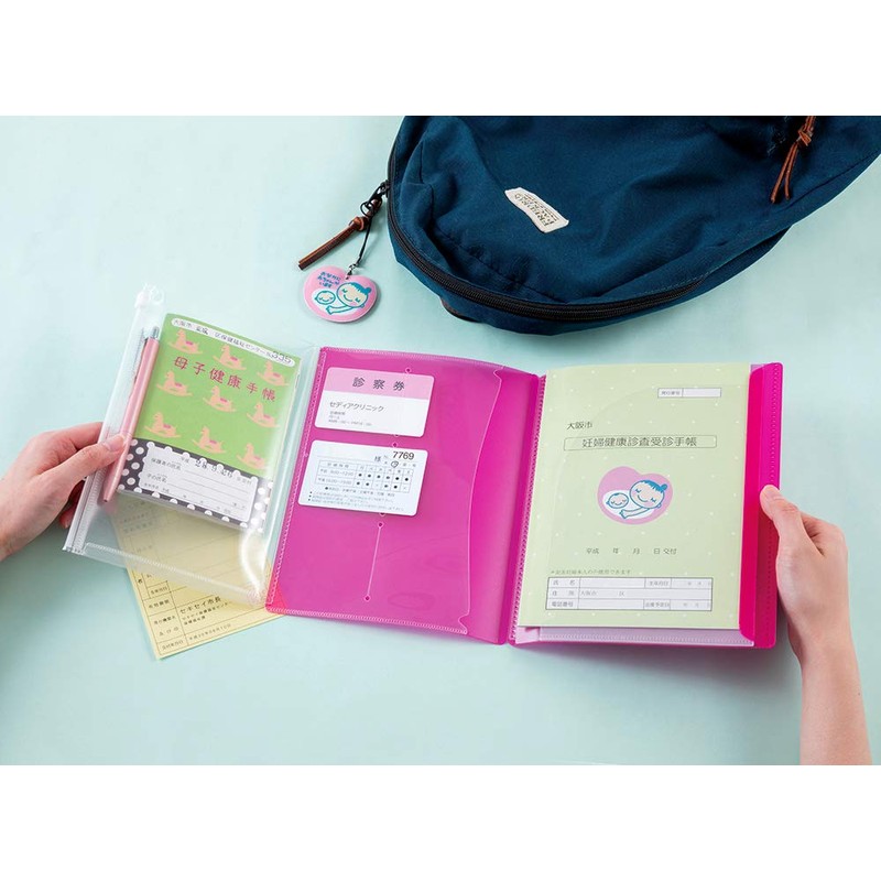 Sekisei ACT-5955-90 Notebook Cover, Actif, V, Smapoke, A5, Clear