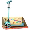 Campior Teal Mini 3 Wheel Scooter for Kids – Lean-to-Steer