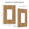 Annisrak Decorative Outlet Covers Light Oak Wood Grain 1 Gang