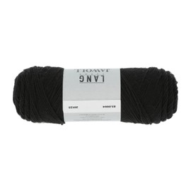 Lang Jawoll Superwash 4ply Virgin Wool Nylon Blend Yarn: 0004 Black