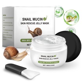 Snail Slime Cream, Snail Cream with Snail Slime and Hyaluronic Acid, Anti-Ageing Face Cream, Snail Mucin Traffung and Brightening the Skin, 100 g