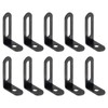 sourcing map 10Pcs L-Shaped Brackets Corner Brace, 1.5"x0.94"x0.47" Corner Bracket