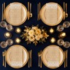 Faux Burlap Lace Design Paper Napkins Disposable 60PCS