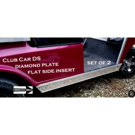 j&o carts parts Products Club Car DS Golf Cart Rocker Insert Panel set  Aluminum Diamond Plate 1982 up