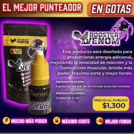 Rooster Venom Punteador Gotas Mas Fondo Corte Poder                                                                                                   