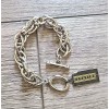 Citation Nice Vintage Silver Tone Heavy Chain Bracelet by Citation