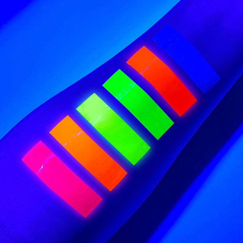 UV Glow Neon Face and Body Paint Set of 6