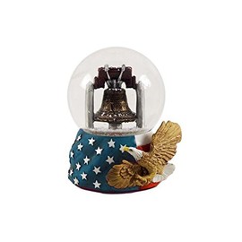 Philadelphia Liberty Bell & Eagle Souvenir Snow Globe 65 mm (#PA-102)