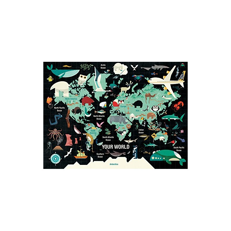 Mudpuppy Your World Puzzle