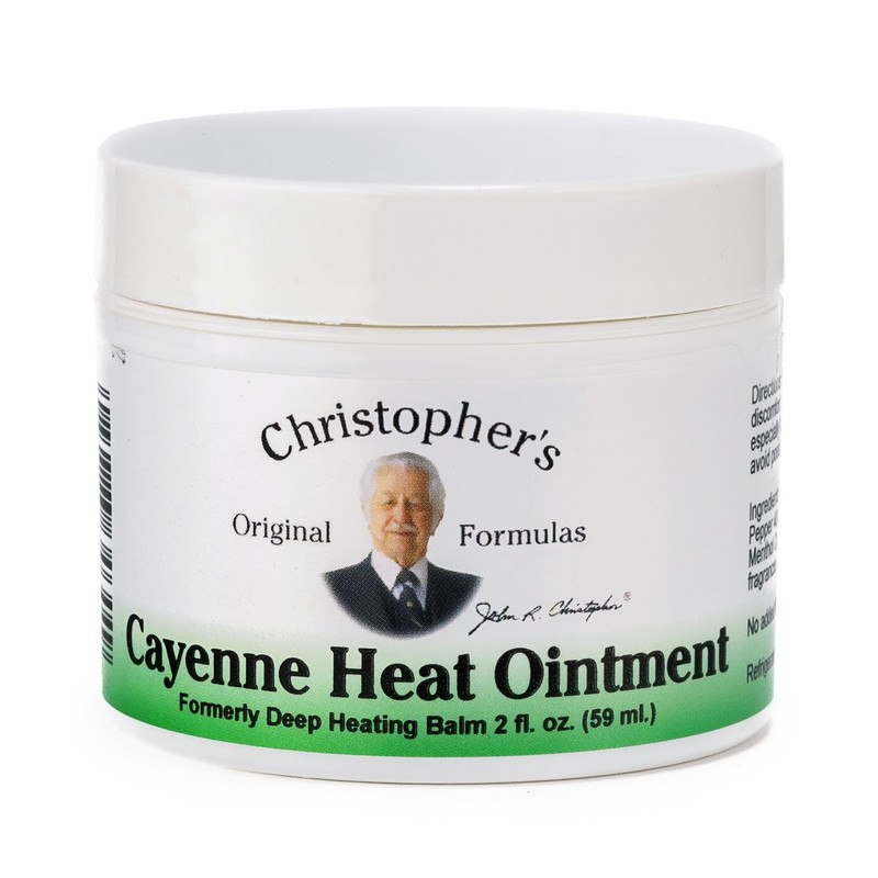 Christopher's Original Formulas Cayenne Heat Ointment, Warming Herbal Topical for