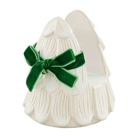 Mud Pie White Christmas Sponge Holder, 3 3/4" x 3"