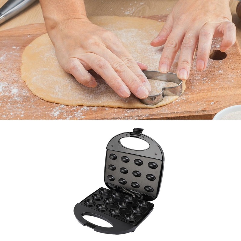 Walnut Cookie Mold Maker 12, Non Stick Double Sided Walnut