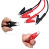 JuxYes 2pcs Dual Ended Crocodile Alligator Clips Test Leads Kit,