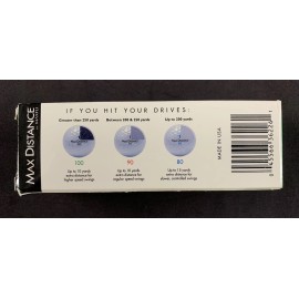 MaxFli Max Distance 100 Tungsten Golf Ball Sleeve