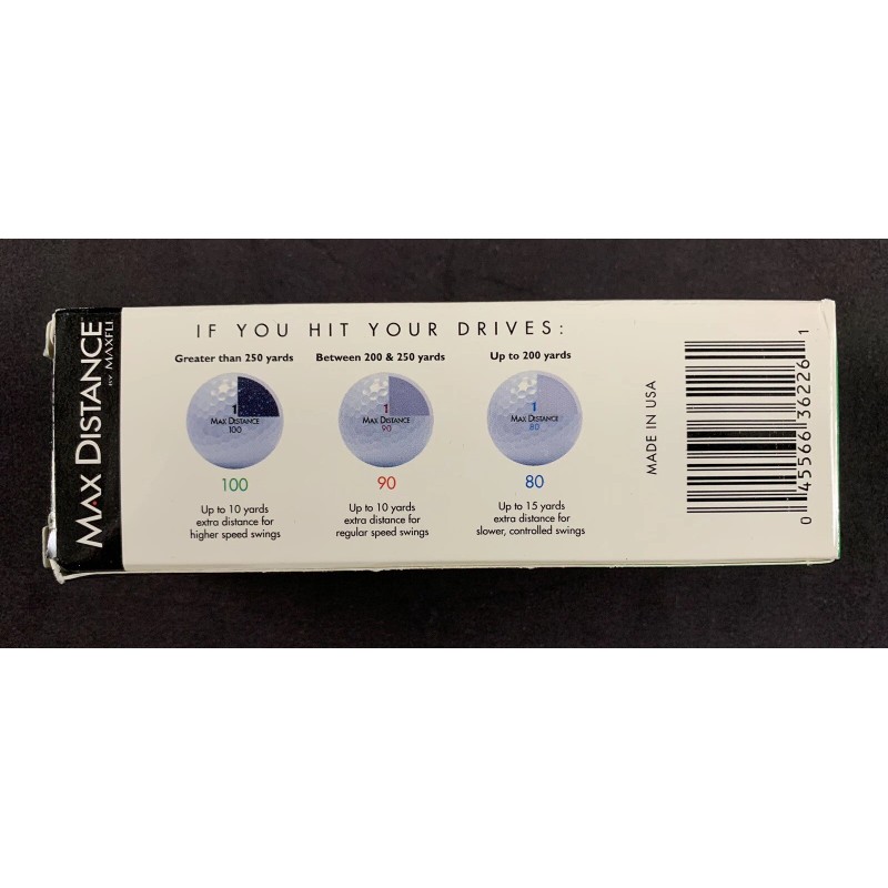 MaxFli Max Distance 100 Tungsten Golf Ball Sleeve