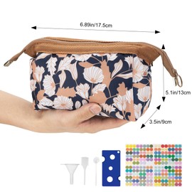CAIRIAC Essential Oil Carrying Case - Holds 18 Bottles (5 mL-20 mL, Also Fits for Roller Bottles), Travel Essential Oil Bag for Purse, Portable Organizer for Essential Oils and Accessories