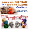 Kats'N Us Crochet Mouse Cat Toy - 2 Pk Blue