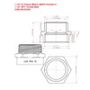 G Thread (British BSPP) Female to NPT Thread Male Pipe