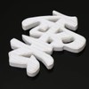 Woodcarving Cloud (letter) Modern "White" 3.7 x 3.7 inches (9.5