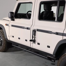 CSKT2022 Foldable Boday Side Hinge Roof Step Nerf Bars Fits For Ineos Grenadier 2022-2024