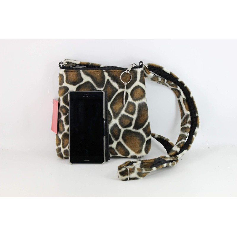 Loni Trendy cross-body animal print shoulder bag in zebra