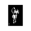 Pochoir pour le Corps format 3'' X 4'' #207 Chat