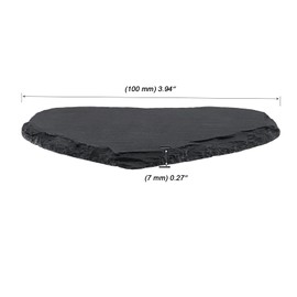 MOUYAT 40 Pack 4x4 Inch Black Slate Plates, Heart Slate Cheese Board with Natural Edge, Natural Stone Plates Cutting Board Charcuterie Boards for Cheese, Sushi, Meat, Appetizers