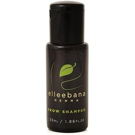 Shampoo Elleebana para cejas previo a henna limpia residuos y maquillaje exfoliación suave mejora fijación del pigmento resultado más duradero 55 ml