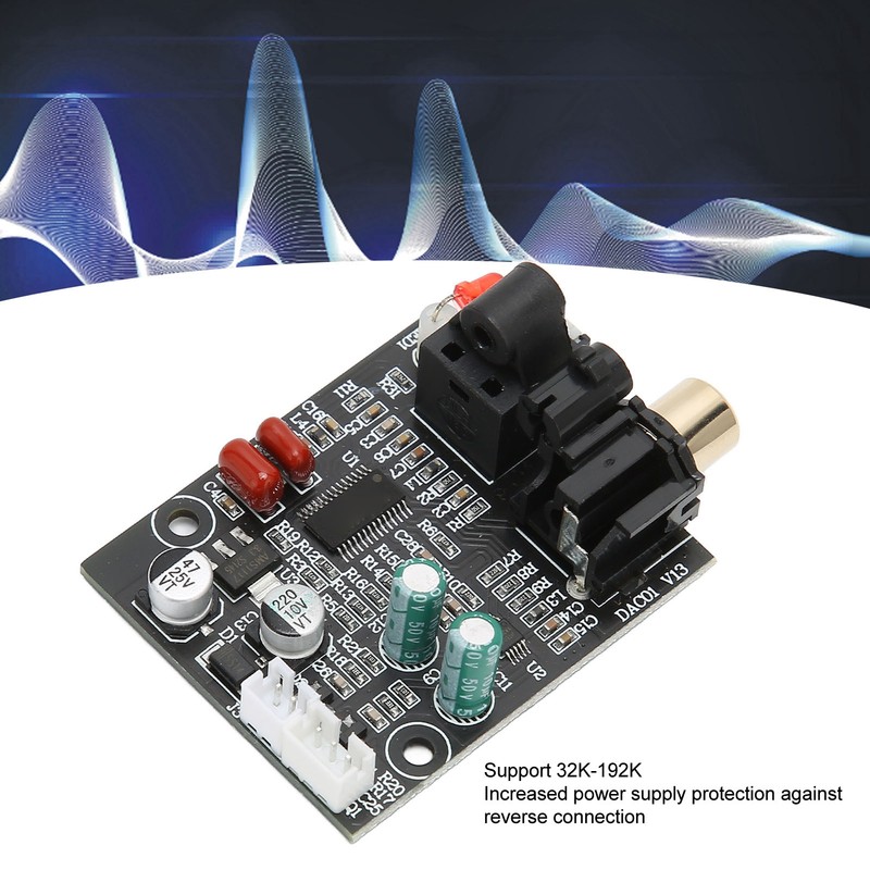 Digital Decoder Module DIY Modified 24 Bits 192K Optical Coaxial