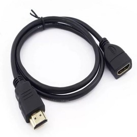 FamGift HDMI Male to Female Converter Extension Connector Supports 1080P 3D, 2K*4K Suitable for PC, Laptop, TV, Display, Set-Top Box, Game PS 3 and More