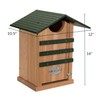 JCS Wildlife Screech Owl & Saw-Whet Owl House – Cedar