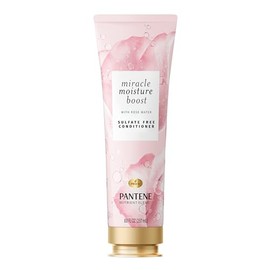 Pantene Acondicionador De Agua De Rosas Miracle Moisture Boost De Nutrient Blends Para Cabello Seco, Sin Sulfatos, 8 Onzas Líquidas Blanco 8 Onzas Líq
